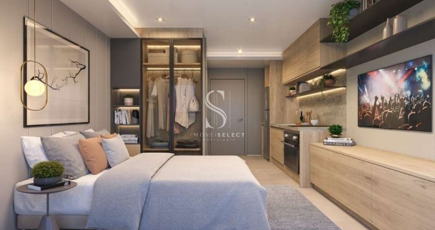 EDIFICIO HAUS MITRE RESIDENCES, BROOKLIN- APARTAMENTO DE 25m² COM 1 DORMITÓRIO, 1 BANHEIRO E NÃO POS