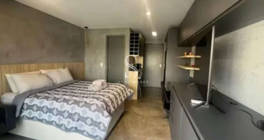 Condomínio Aurora Paulistana - Republica. Studio à venda com 25m², 1 quarto, 1 Banheiro e 1 Sacada.