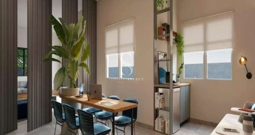 Condomínio My One Estação Campo Belo, Apartamento á venda com 30m² 1 Dormitório, 1 suite, 1 sala, co