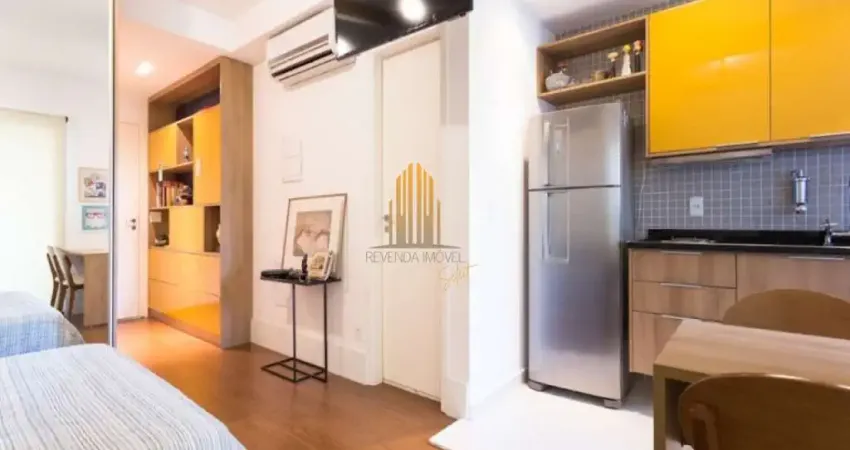 Condomínio Edifício New Age no Brooklin, Apartamento Mobiliado de 34m² com 1 vaga.