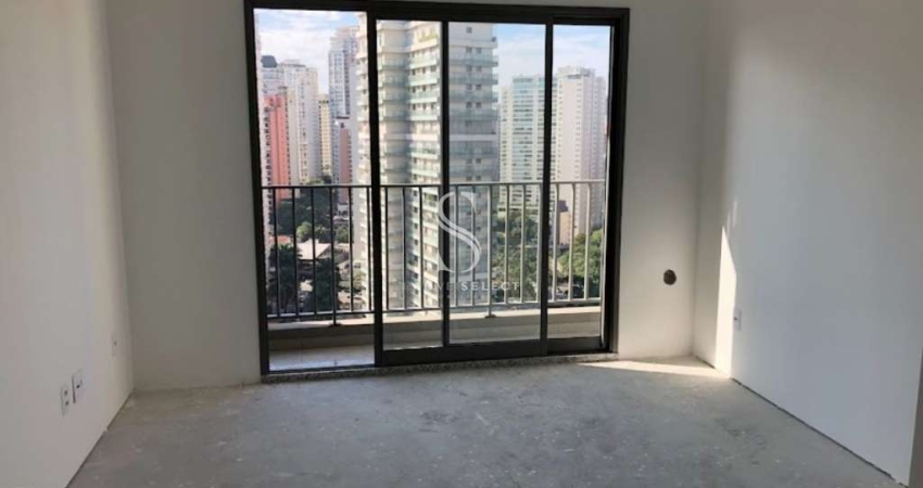 Condominio Voxx Vila Nova na Vila Nova Conceição, Studio de 24m² com 1 dormitório, terraço, sem vaga
