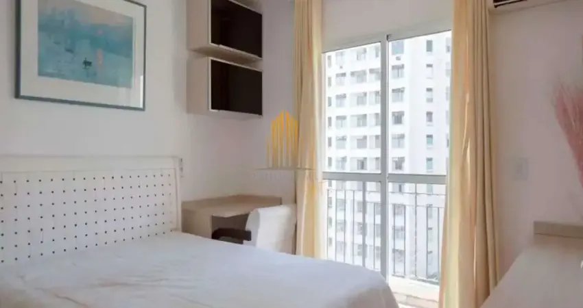CONDOMÍNIO EDIFÍCIO CENTRAL PARK, NA REPÚBLICA, APARTAMENTO DE 30M², 1 DORMITÓRIO, SACADA E TODO MOB
