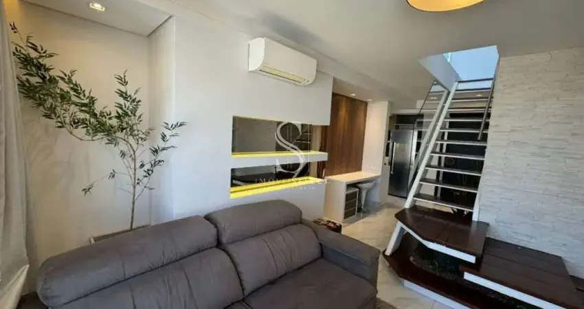 CONDOMÍNIO MAXHAUS - VILA OLIMPIA , COBERTURA MOBILIADA DE 143M² COM 2 QUARTOS, 2 BANHEIROS, 1 LAVAB