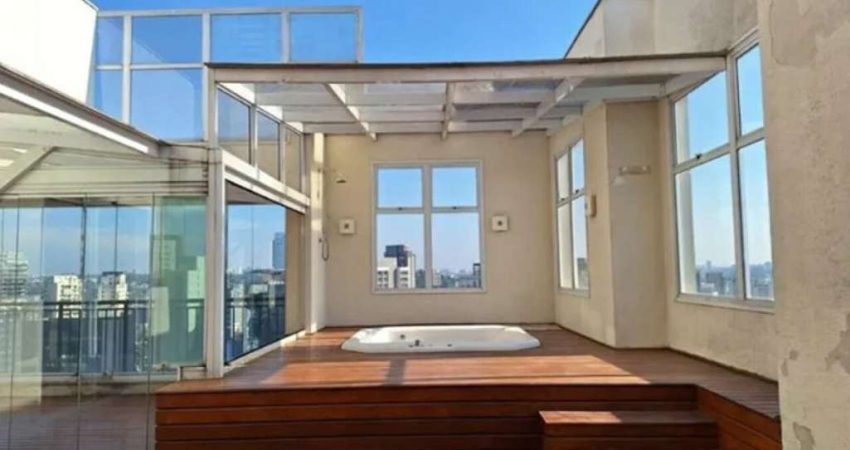 Residencial TWO Pinheiros - Cobertura de 123m² com 2 dormitorios, suite, 2 banheiros e 3 vagas.