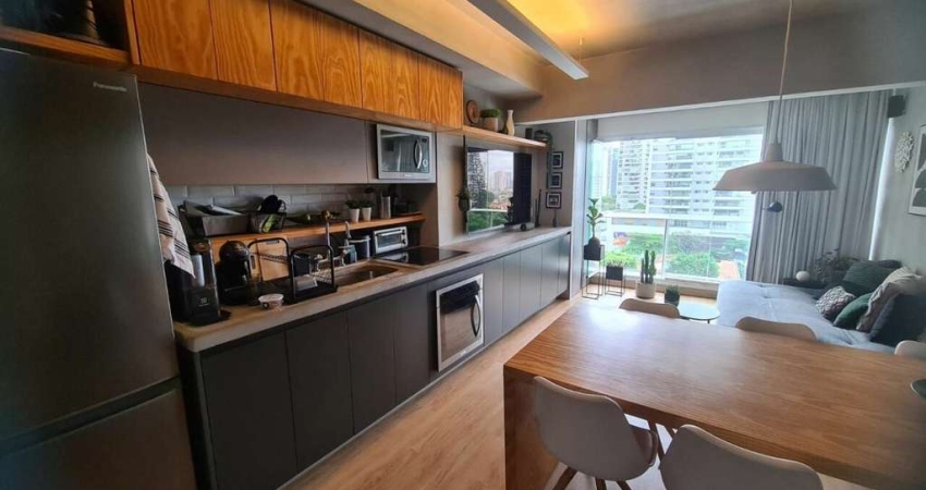 New Age Michigan no Brooklin, Apartamento Mobiliado à venda de 48m² com 1 suíte, 1 banheiro e 1 vaga