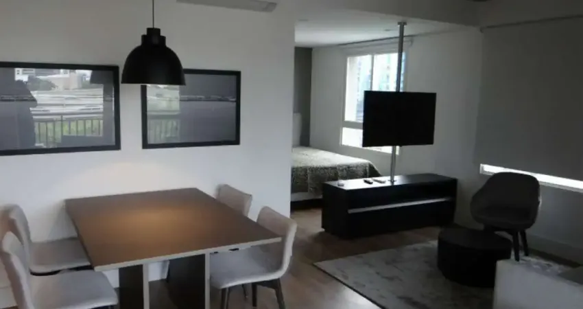 Condominio Geo Berrini na Cidade Monções, Apartamento Mobiliado de 61m² com 1 suíte, 1 vaga.