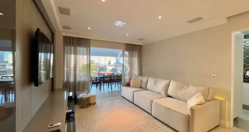 Condomínio Ideal Brooklin - Apartamento de 138m² com 3 suítes e 2 vagas.