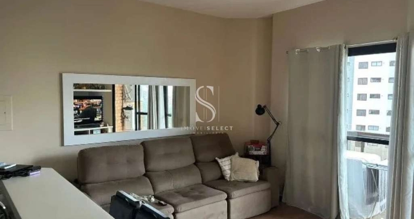 Condomínio Piazza Montecattini em Morumbi - Studio de 40m² com sala, quarto, varanda e vaga.