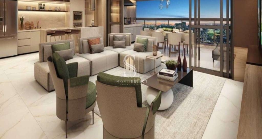 CONDOMINIO LEDGE BROOKLIN- APARTAMENTO DE 33m² COM 1 DORMITÓRIO, 1 BANHEIRO E VARANDA.