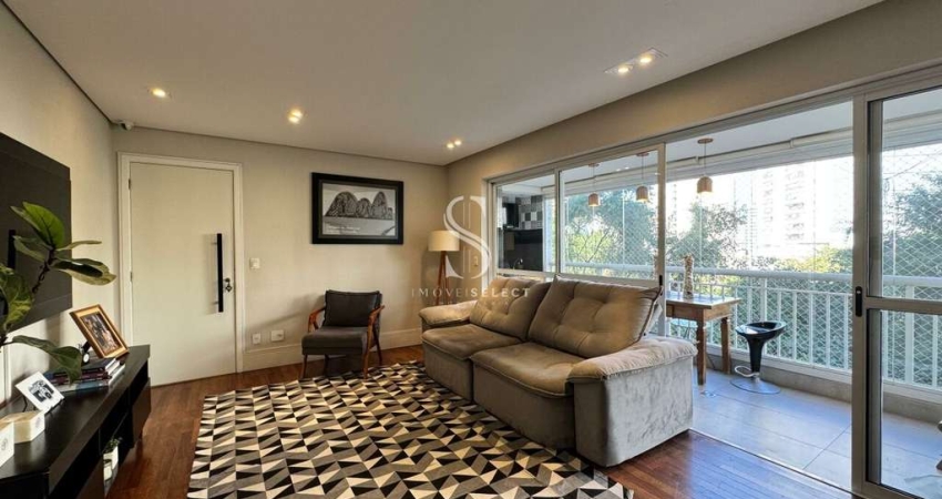 Condomínio Habitat em Morumbi - Apartamento de 125m² com 3 suítes, 5 banheiros e 2 vagas.