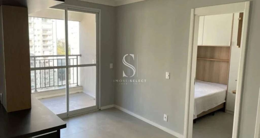 Condomínio Living Concept Panamby - Studio de 39m² com 1 dormitório, 1 varanda e 1 vaga.