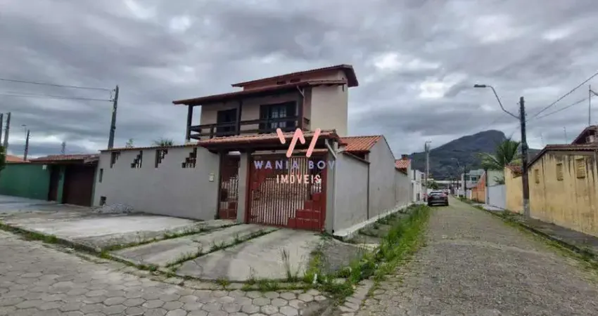 Sobrado com edícula, a 600m da praia, 4 dormitórios à venda, 269m² por r$ 1.400.000 - indaiá- caraguatatuba/sp