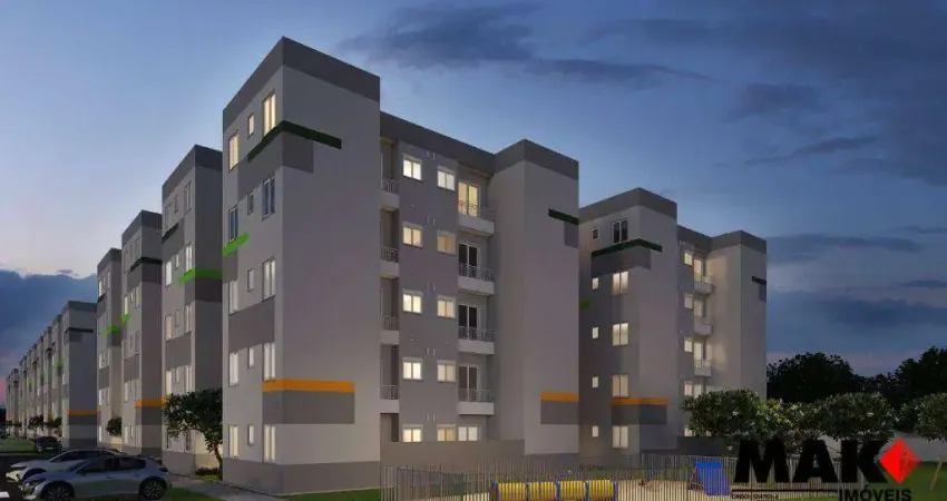 Apartamento com 2 dormitórios à venda, 42 m² por R$ 224.000 - Parque Santana - Mogi das Cruzes/SP