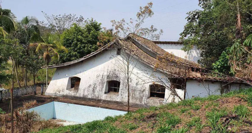 Chácara com 3 dormitórios à venda, 72600 m² por r$ 1.200.000,00 - porteira preta - mogi das cruzes/sp