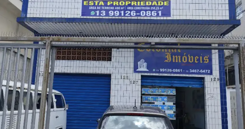 Sala comercial com 4 salas à venda na Rua Professor José Gonçalves Paim, 123/125/12, Parque Bitaru, São Vicente