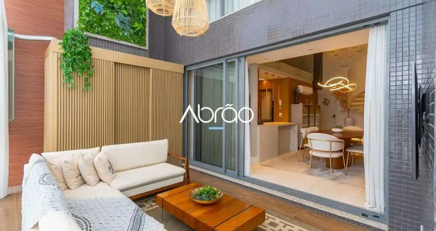 Apartamento garden triplex de 3 quartos mobiliado no Mercês, em Curitiba – 400 m² | Ref 338