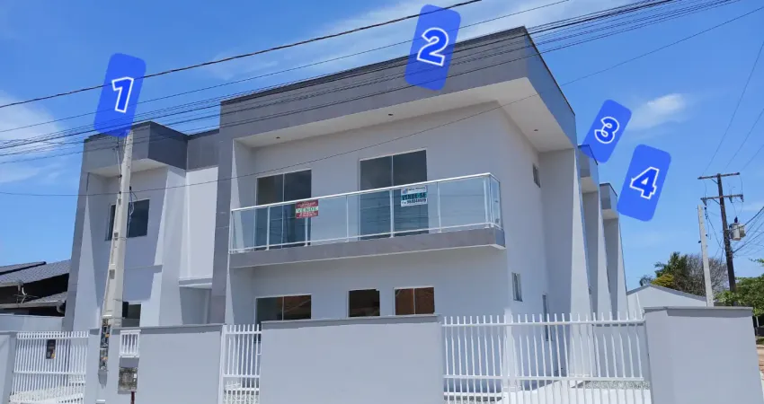 Sobrado nr.  2   com 2 dormitorios na quinta dos açorianos  em barra velha sc