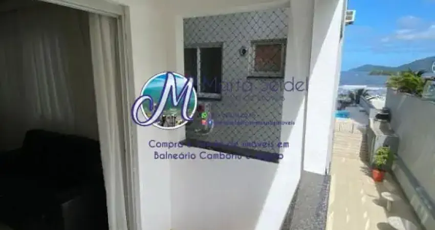 Apartamento lateral mar e com vista mar com 3 dormitorios em bc