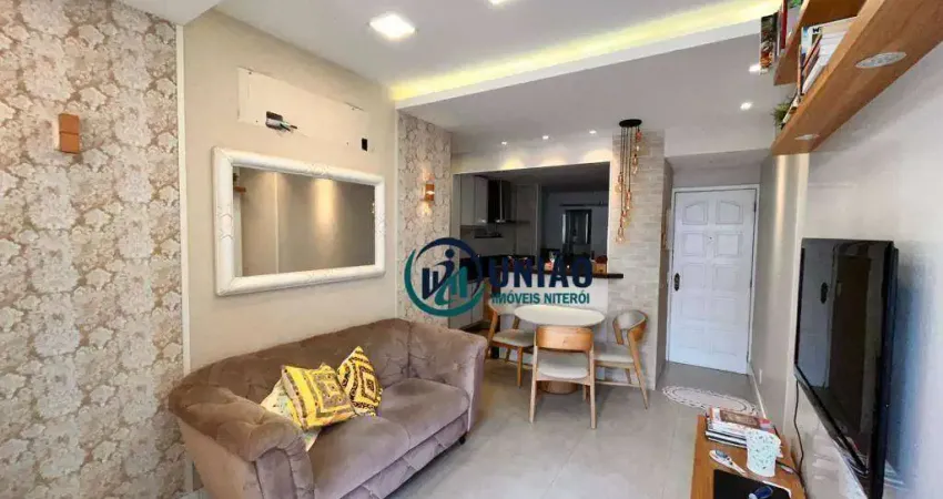 Apartamento com 2 quartos à venda, 65 m² por r$ 400.000 - centro - niterói/rj