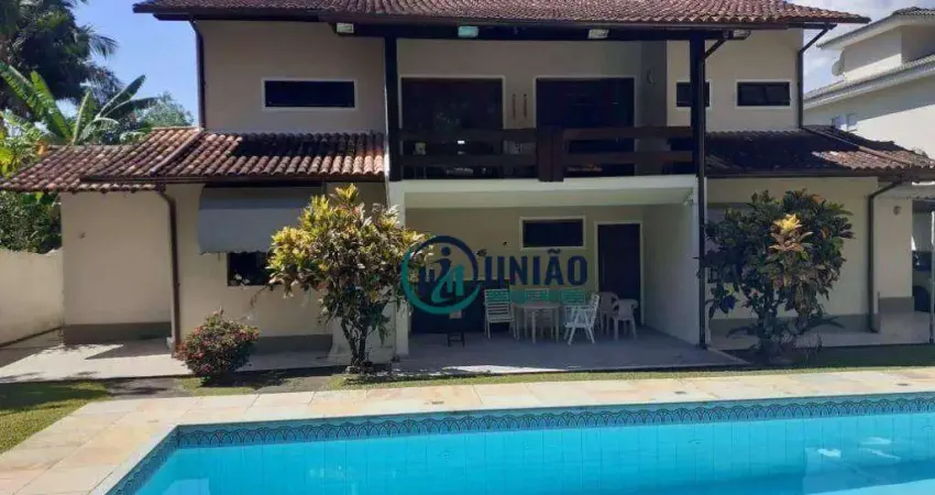 Casa com 4 quartos à venda, 400 m² por r$ 2.200.000 - itaipu - niterói/rj