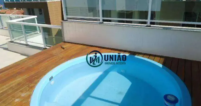 Cobertura com 1 quarto à venda, 100 m² por r$ 1.050.000 - piratininga - niterói/rj