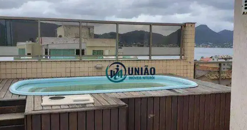 Cobertura com 3 quartos à venda, 230 m² por r$ 1.900.000 - piratininga - niterói/rj