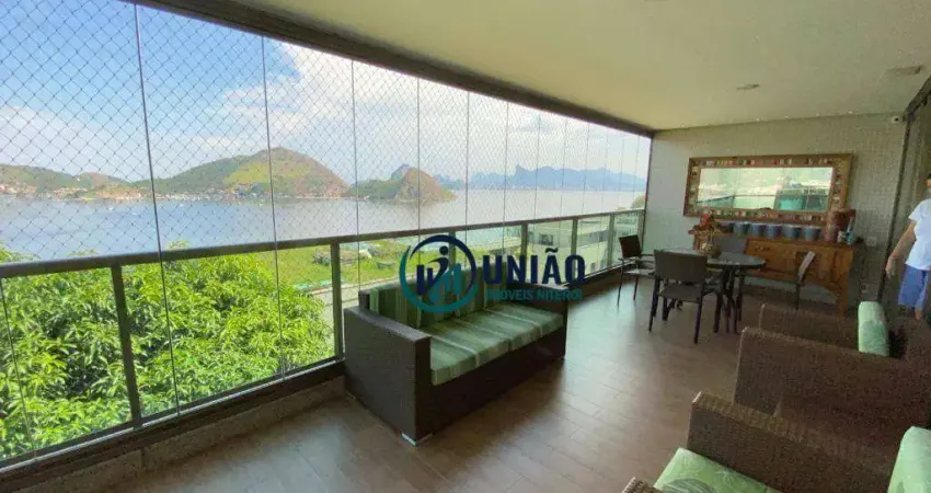 Apartamento com 4 quartos à venda, 250 m² por r$ 4.000.000 - são francisco - niterói/rj
