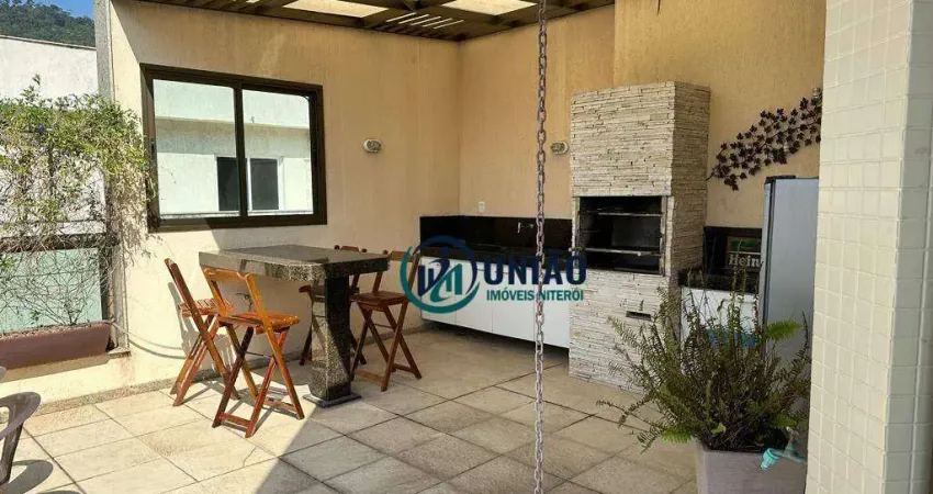 Cobertura com 4 quartos 2 suítes 3 vagas à venda, 220 m² por r$ 1.370.000 - são francisco - niterói/rj