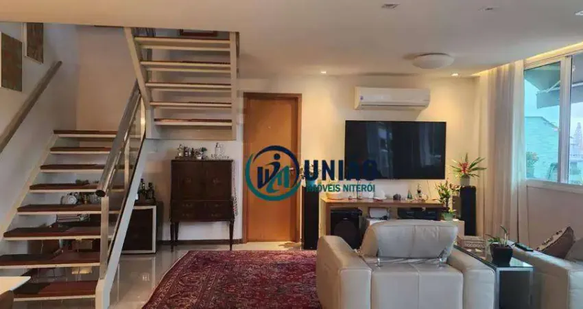 Cobertura com 4 quartos à venda, 245 m² por r$ 2.350.000 - boa viagem - niterói/rj