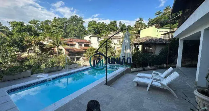 Casa com 4 quartos suítes à venda, 369 m² por r$ 1.190.000 - mata paca - niterói/rj