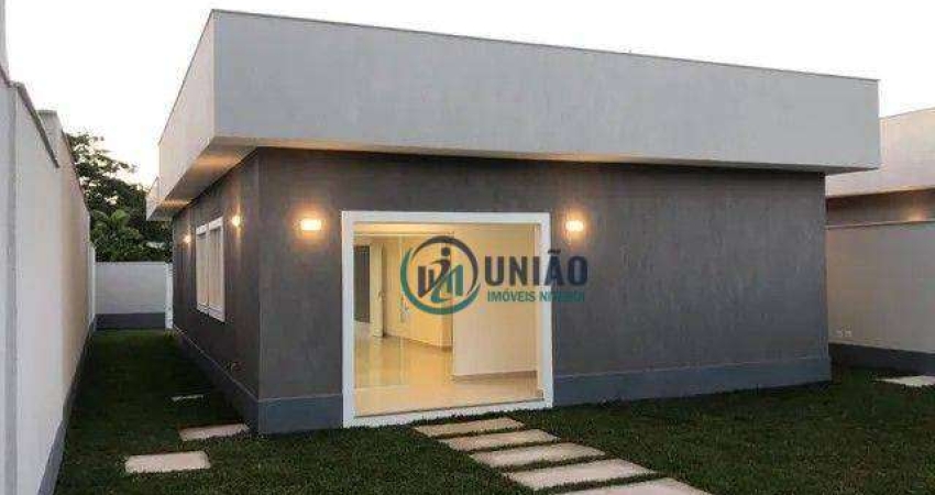 Casa com 3 quartos sendo 1 suíte à venda, 128 m² por R$ 495.000 - Inoã - Maricá/RJ