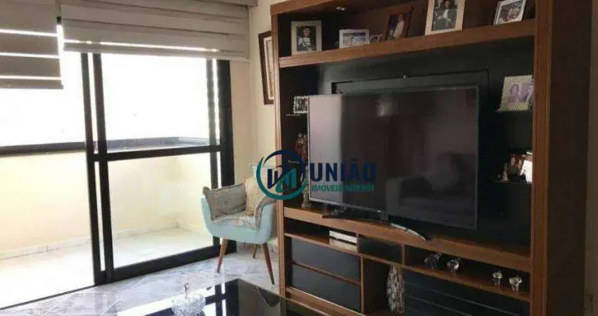 Excelente apartamento com 3 dormitórios, uma suíte, duas vaga,  à venda, 120 m²- Ingá - Niterói/RJ
