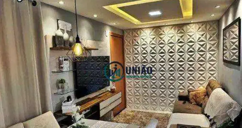 Apartamento com 2 dormitórios à venda, 49 m² por R$ 250.000,00 - Vila Lage - São Gonçalo/RJ