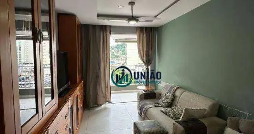 Apartamento com 2 quartos à venda, 75 m² por r$ 570.000 - santa rosa - niterói/rj