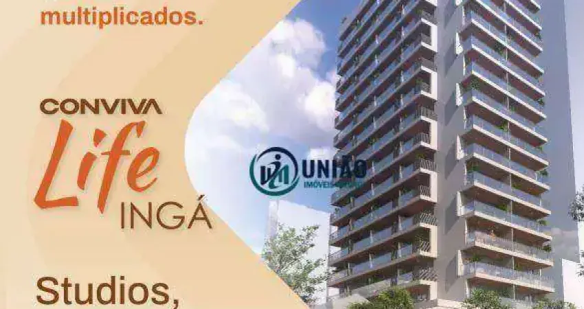 STÚDIOS com 1 dormitório à venda, 32 m² por R$ 389.900 - Ingá - Niterói/RJ