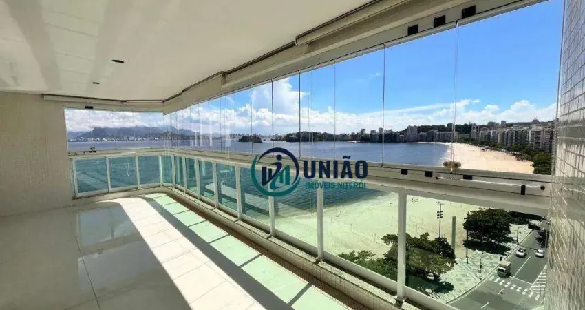 Apartamento com 4 quartos 3 suítes à venda, 190 m² por r$ 3.800.000 - icaraí - niterói/rj