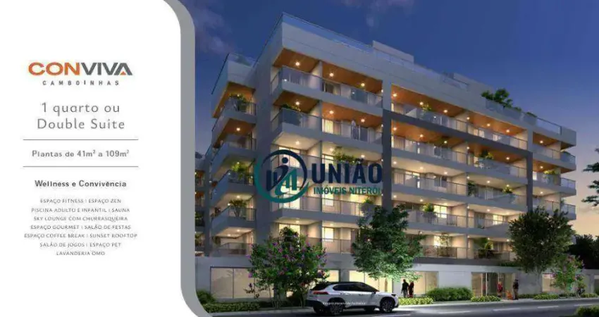 Cobertura com 2 dormitórios à venda, 105 m² por R$ 1.249.000,00 - Camboinhas - Niterói/RJ