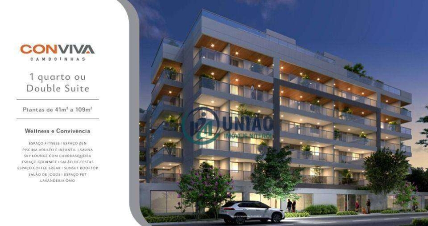 Apartamento com 2 quartos à venda, 67 m² por R$ 699.000 - Camboinhas - Niterói/RJ