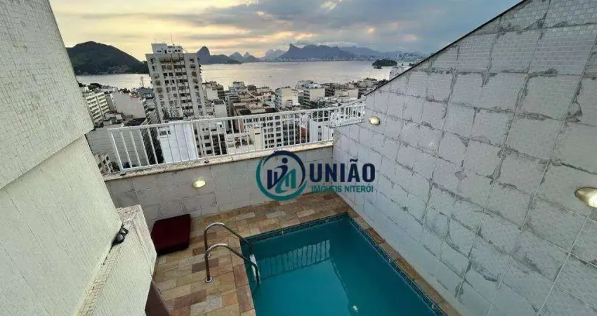 Cobertura com 4 quartos à venda, 170 m² por r$ 1.800.000 - icaraí - niterói/rj