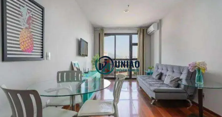 Apartamento com 1 dormitório à venda, 50 m² por r$ 550.000,00 - boa viagem - niterói/rj