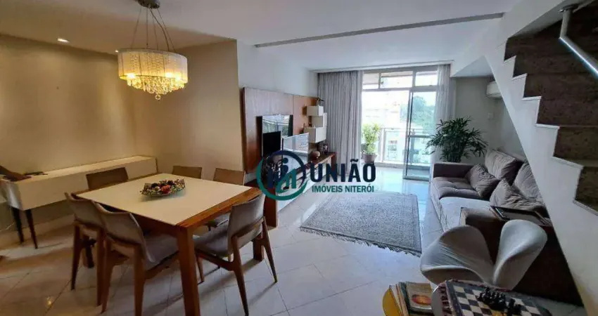 Cobertura com 3 quartos à venda, 230 m² por r$ 1.299.999 - ingá - niterói/rj
