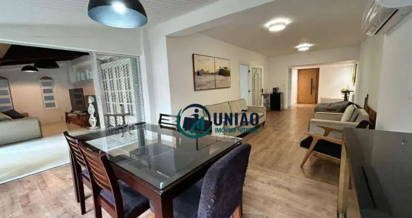 Apartamento garden - com área externa privativa - com 3 quartos à venda, 180 m² por r$ 1.850.000 - icaraí - niterói/rj