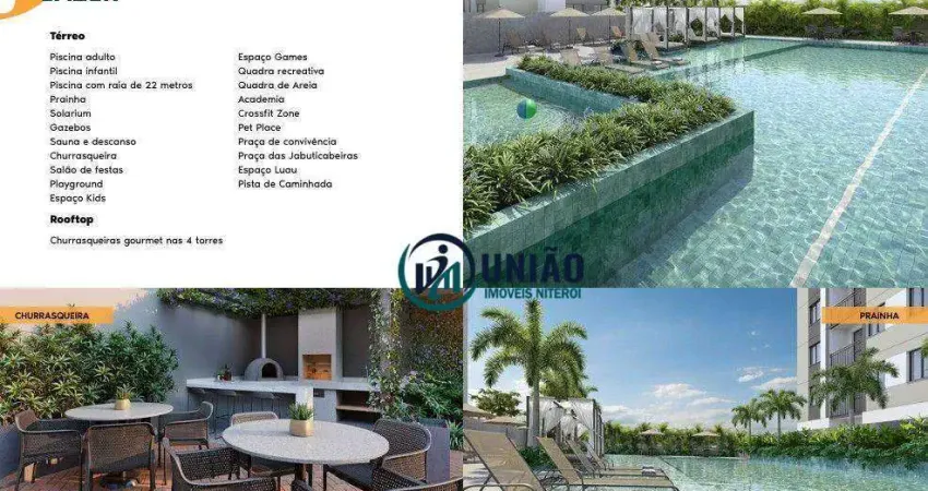 Apartamento com 2 quartos à venda, 47 m² por r$ 378.171 - centro - niterói/rj