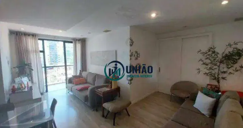Apartamento com 3 dormitórios à venda, 100 m² por r$ 750.000,00 - santa rosa - niterói/rj
