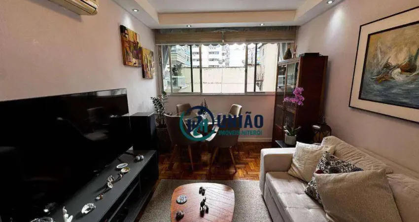 Apartamento com 2 quartos à venda, 72 m² por r$ 580.000 - icaraí - niterói/rj