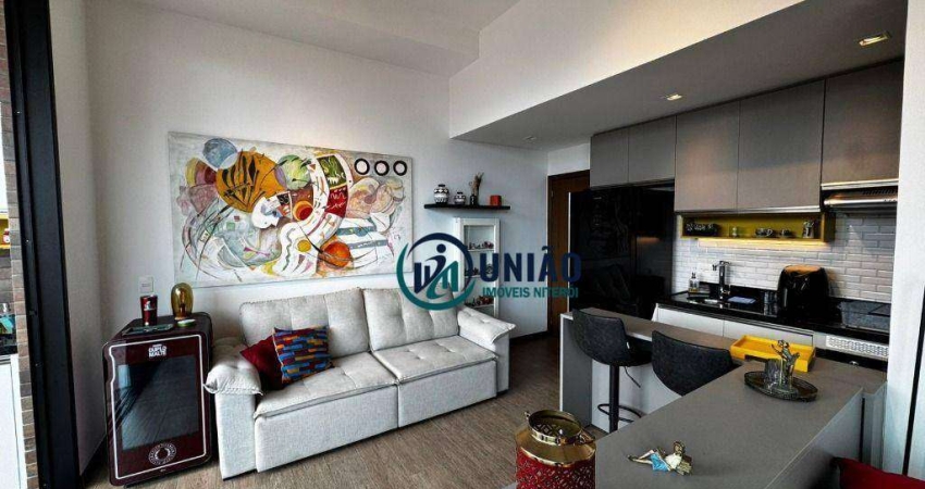 Apartamento com 1 quarto à venda, 45 m² por R$ 580.000 - Piratininga - Niterói/RJ