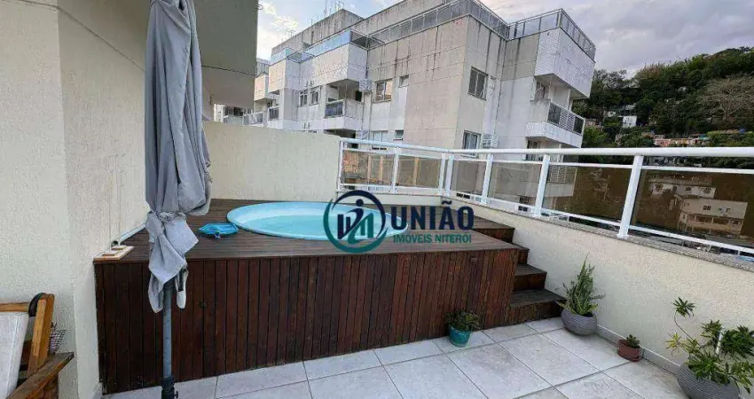 Cobertura com 3 dormitórios à venda, 169 m² por R$ 980.000,00 - Santa Rosa - Niterói/RJ