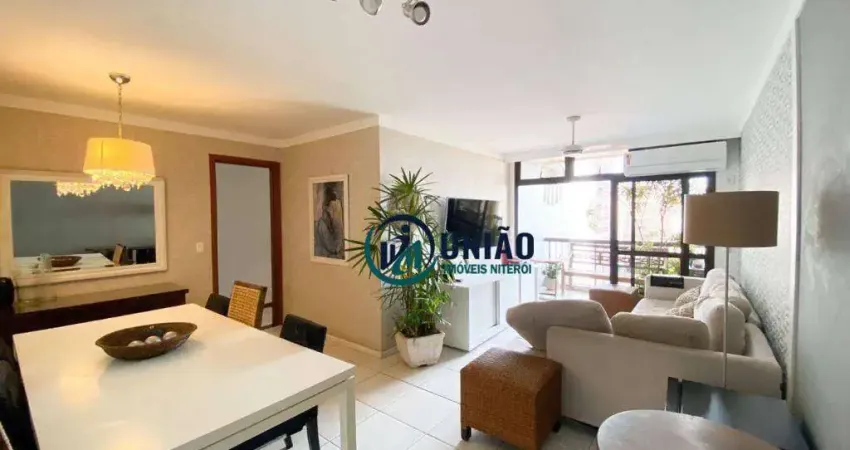Apartamento com 3 quartos à venda, 100 m² por r$ 750.000 - santa rosa - niterói/rj