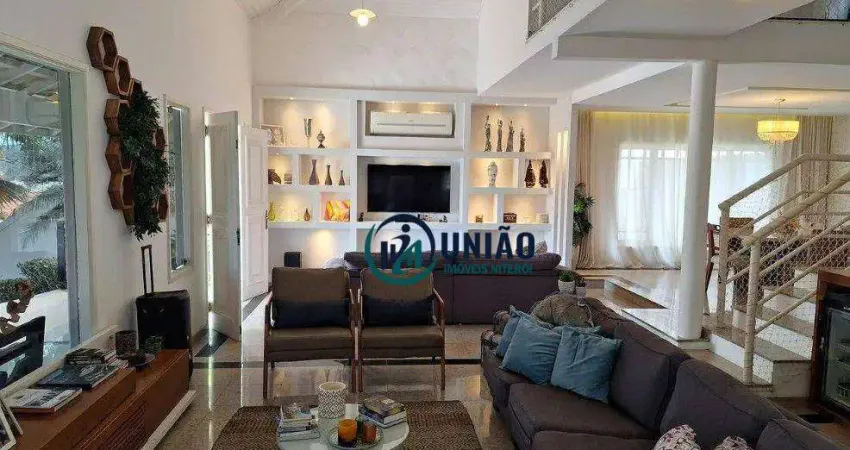 Casa com 4 dormitórios à venda, 470 m² por r$ 1.490.000,00 - badu - niterói/rj