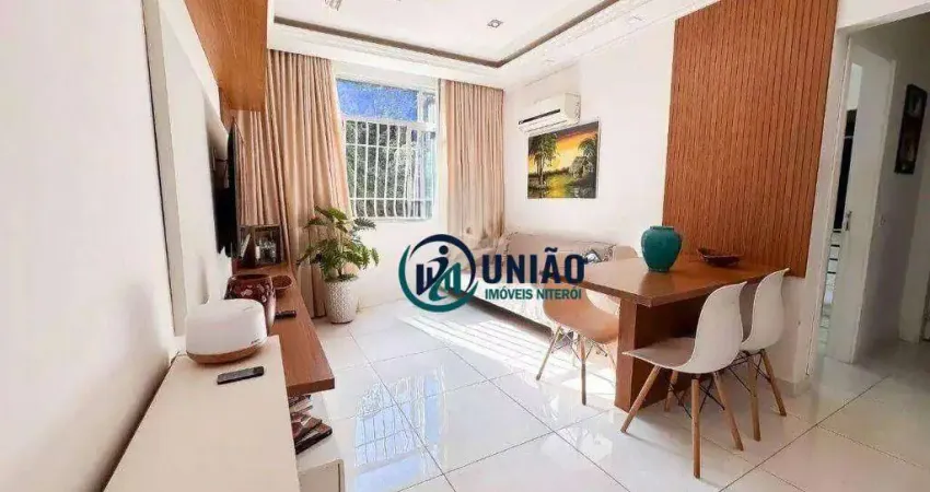 Apartamento com 2 dormitórios à venda, 64 m² por r$ 730.000,00 - icaraí - niterói/rj